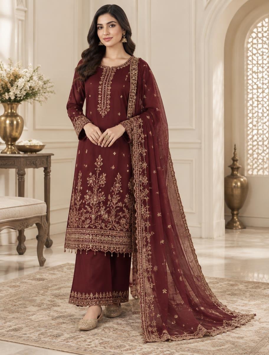 Poshrang Chiffon Festive Gala