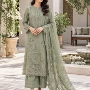Zesh Digital Print Luxury 3pc