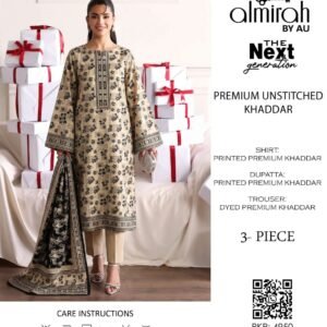 Almirah Premium Khaddar 3 Piece Suit