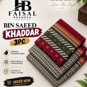 BIN SAEED KHADDAR 3PC